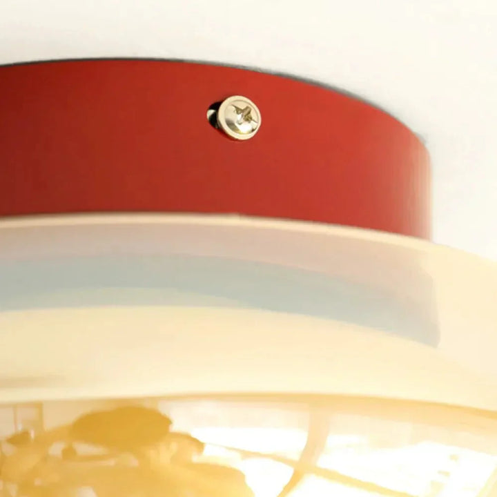 Vintage mała lampa sufitowa LED z akrylu