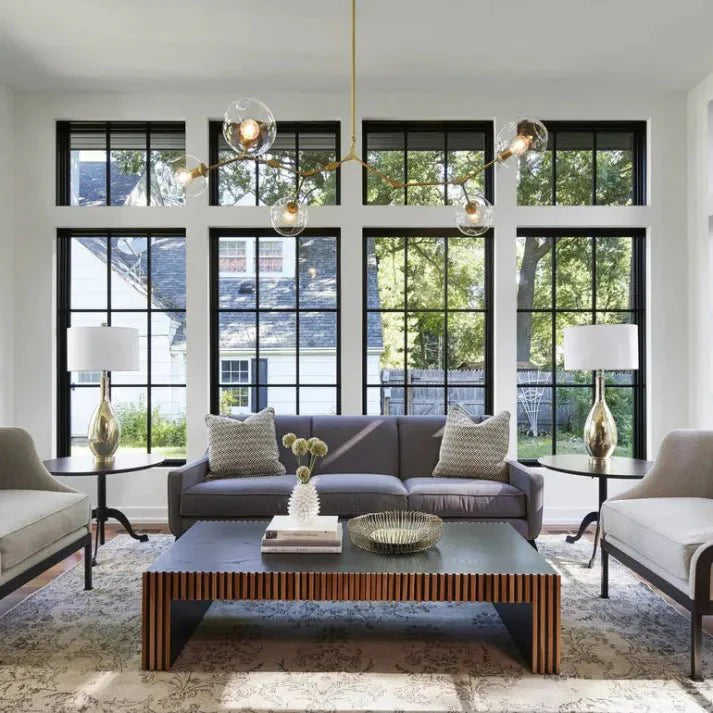 Kryształowa Lampa Bifurkacyjna Bubbelglas Sputnik