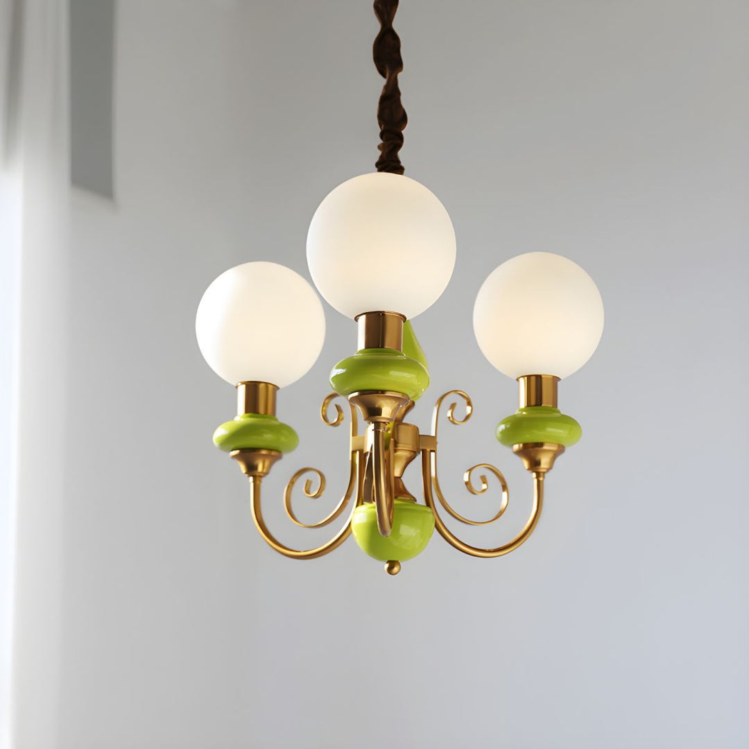 Nowoczesny kreatywny żyrandol onyxowy