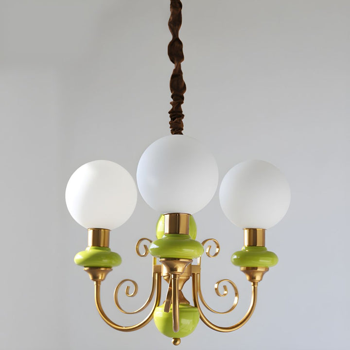 Nowoczesny kreatywny żyrandol onyxowy