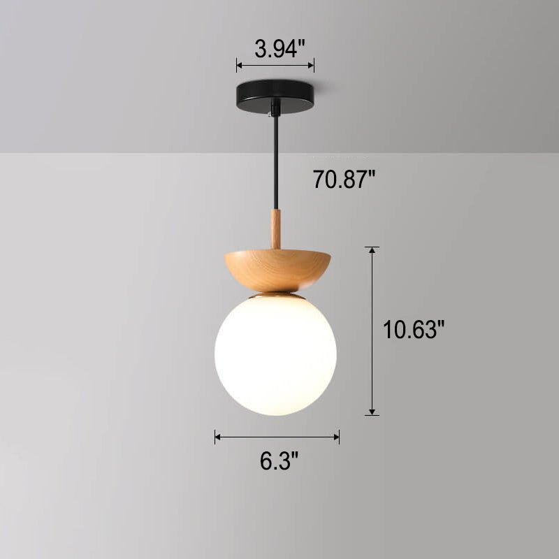 Lampa sufitowa w stylu japońskim