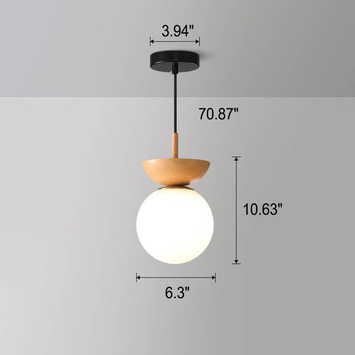 Lampa sufitowa w stylu japońskim