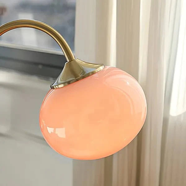 Lampa stołowa Marshmallow z metalu i szkła