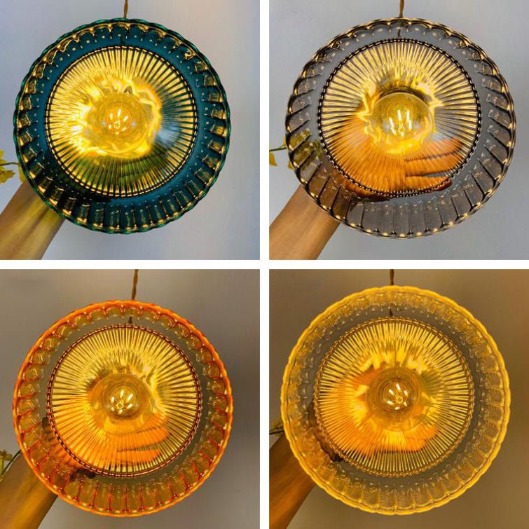 Nordycka Lampa Wisząca z Kryształowego Szkła