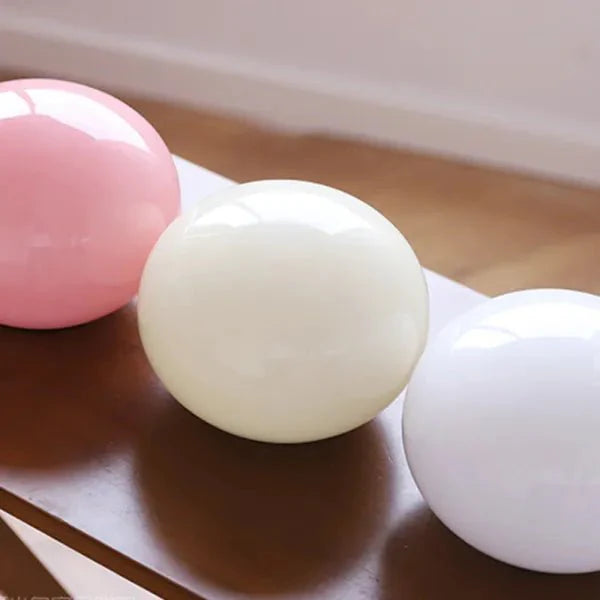 Lampa stołowa Marshmallow z metalu i szkła