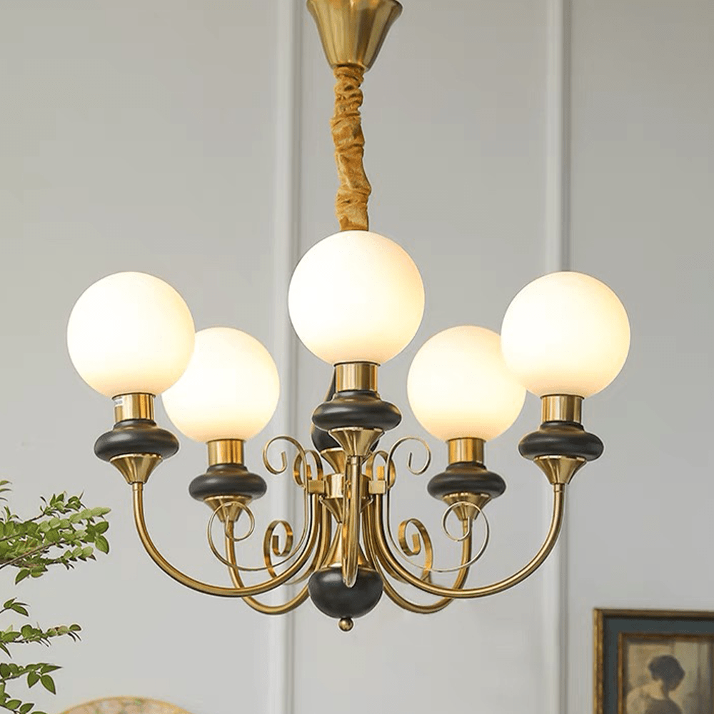 Nowoczesny kreatywny żyrandol onyxowy