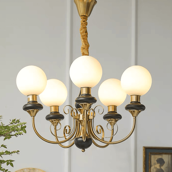 Nowoczesny kreatywny żyrandol onyxowy