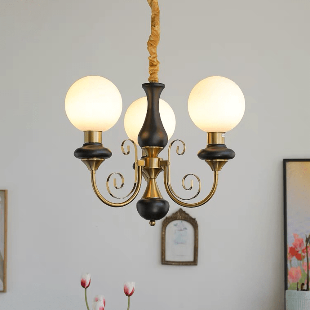 Nowoczesny kreatywny żyrandol onyxowy