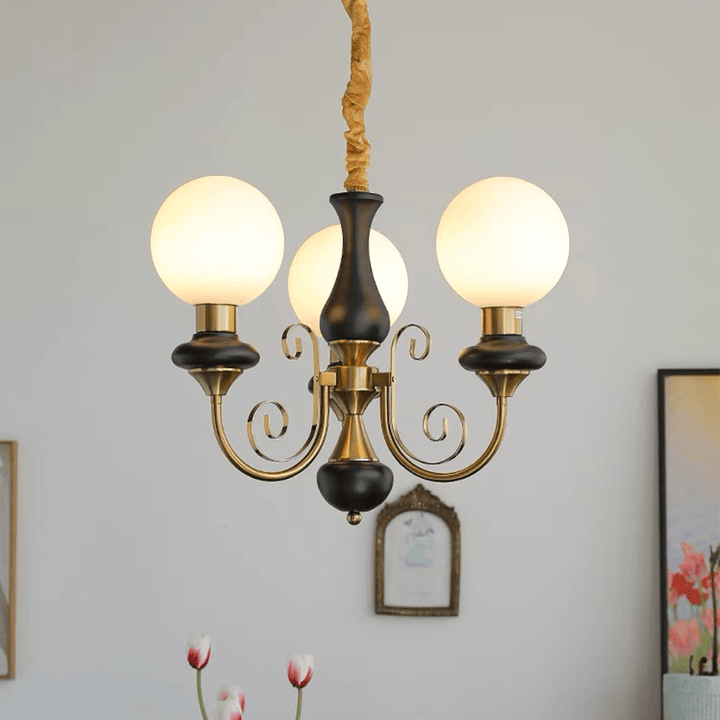 Nowoczesny kreatywny żyrandol onyxowy