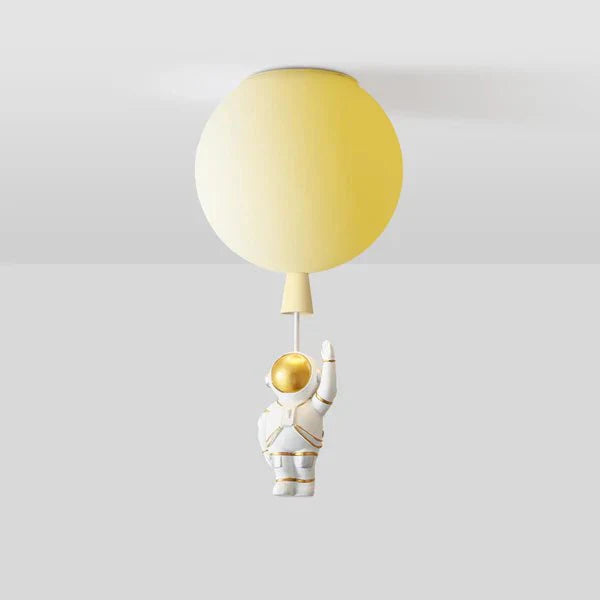 Lampa sufitowa LED Fateh Nowoczesny Księżyc/Astronauta