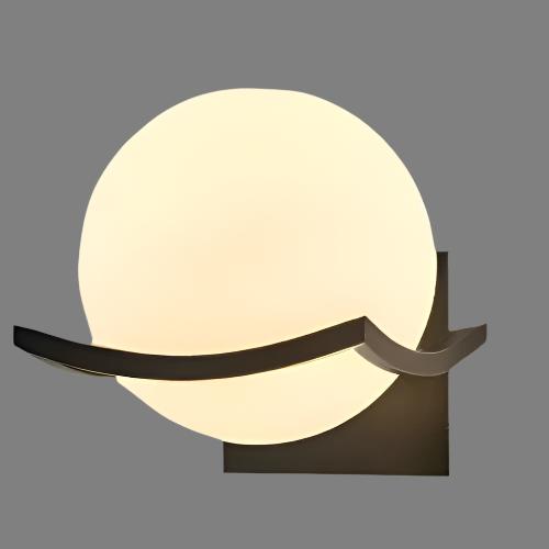 Nowoczesna lampa ścienna LED ze szkła