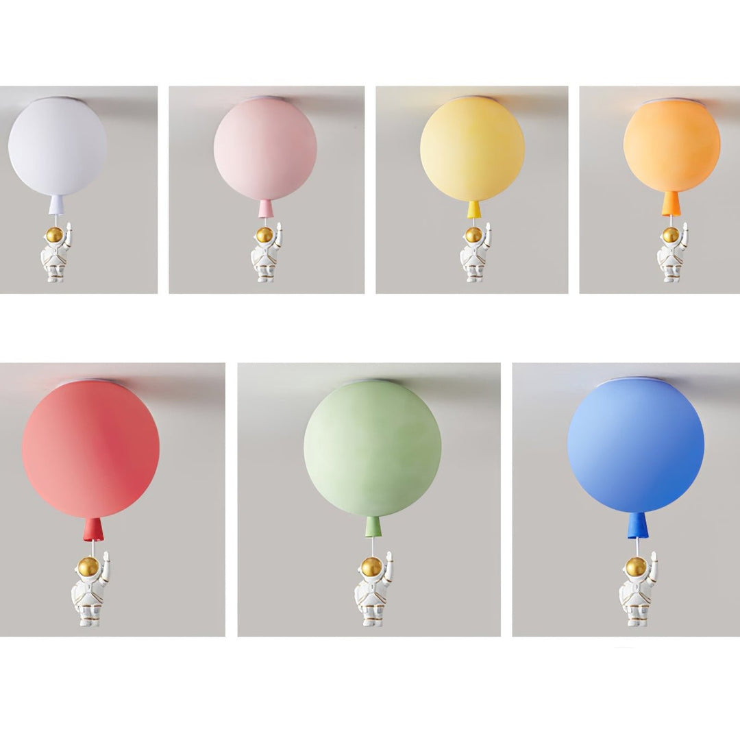 Lampa sufitowa LED Fateh Nowoczesny Księżyc/Astronauta