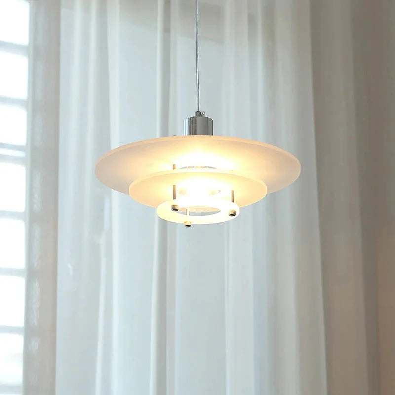 Nowoczesna lampa wisząca w kształcie UFO vintage