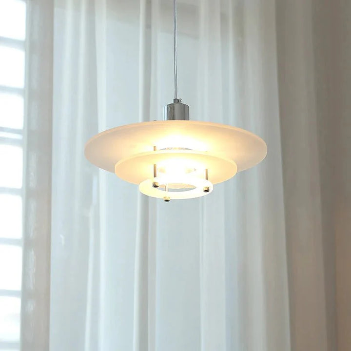 Nowoczesna lampa wisząca w kształcie UFO vintage