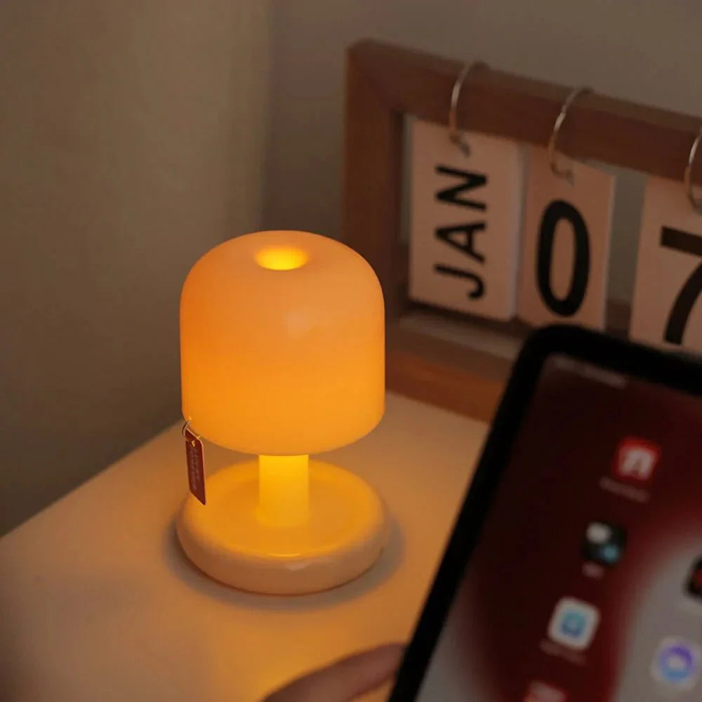 Mini lampa stołowa LED „Zachód Słońca” – nastrojowe oświetlenie nocne