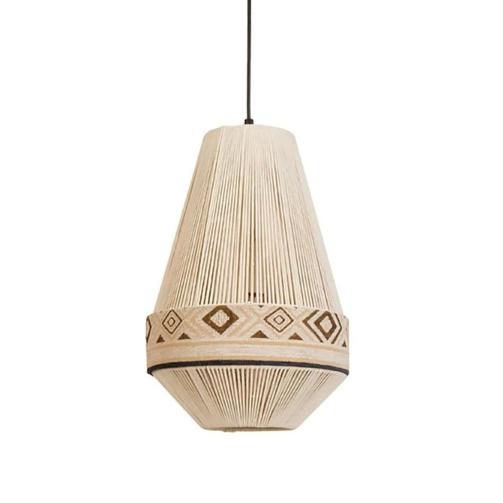 Boho Lampa Wisząca z Frędzlami