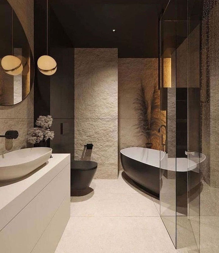 Lampa wisząca w kształcie półksiężyca