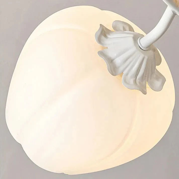 Prosta lampa sufitowa Tiffany z mini kwiatami