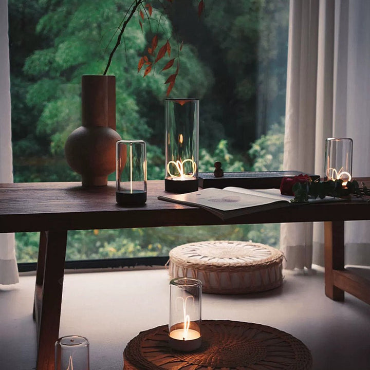 Nowoczesna Prosta Magnetyczna Mini Lampa Stołowa