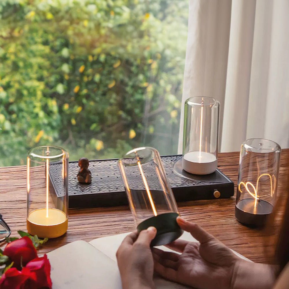 Nowoczesna Prosta Magnetyczna Mini Lampa Stołowa