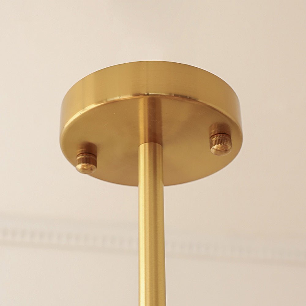 Lampa wisząca Bauhaus z mlecznego szkła