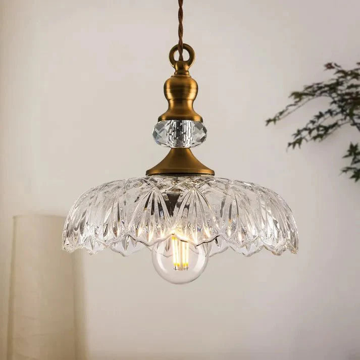 Lampa Wisząca Szklana Mini Wyspa Kuchenna w Stylu Mid Century