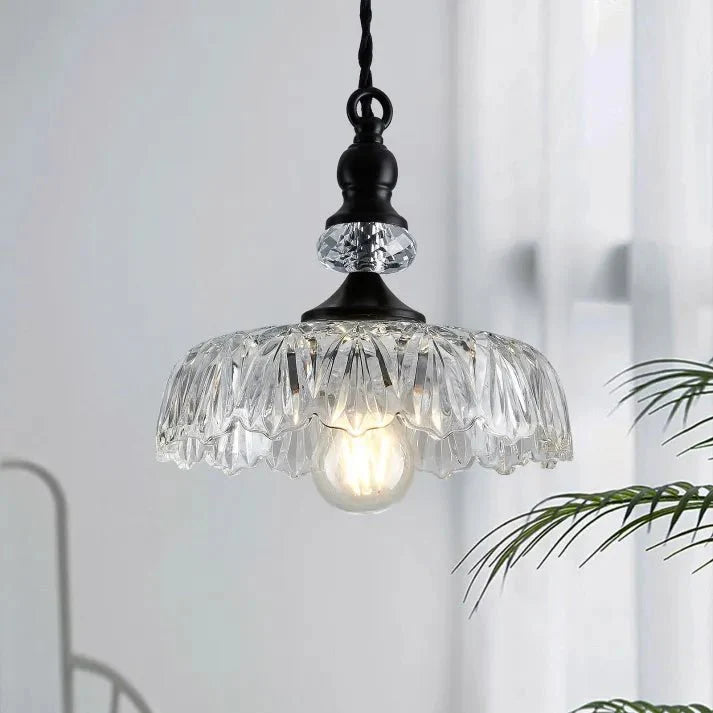 Lampa Wisząca Szklana Mini Wyspa Kuchenna w Stylu Mid Century