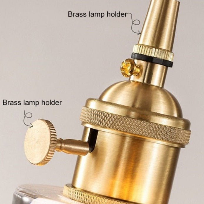 Raysis - Przezroczysta szklana lampa wisząca z kryształami