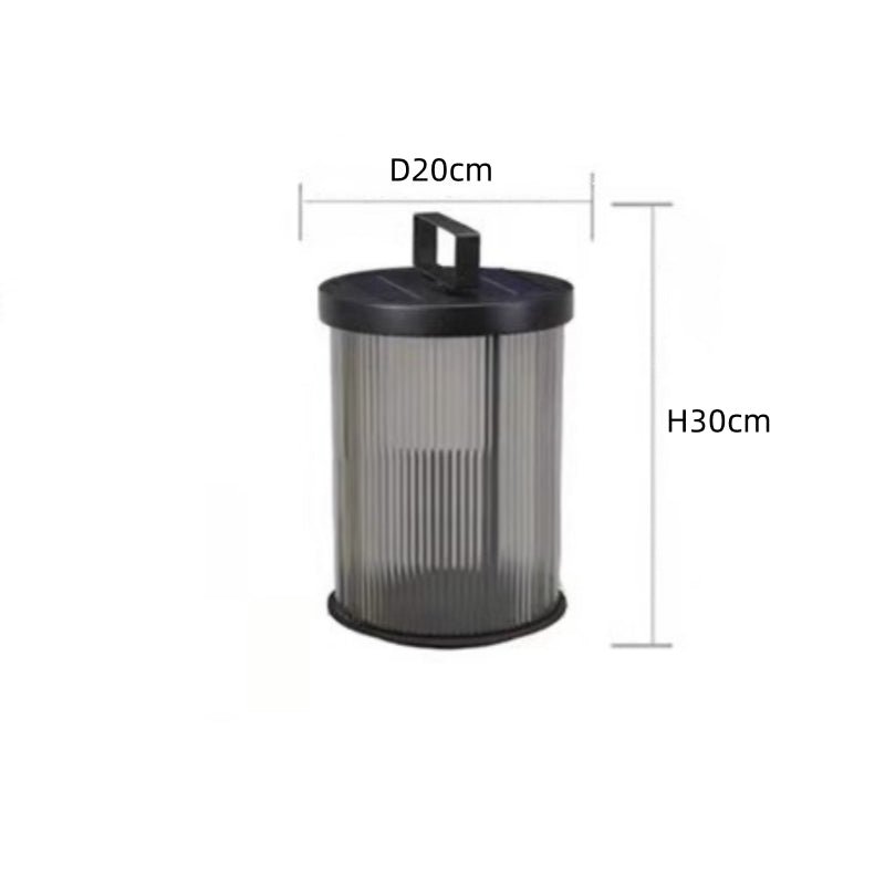 Lampka z kryształowego szkła na zewnątrz