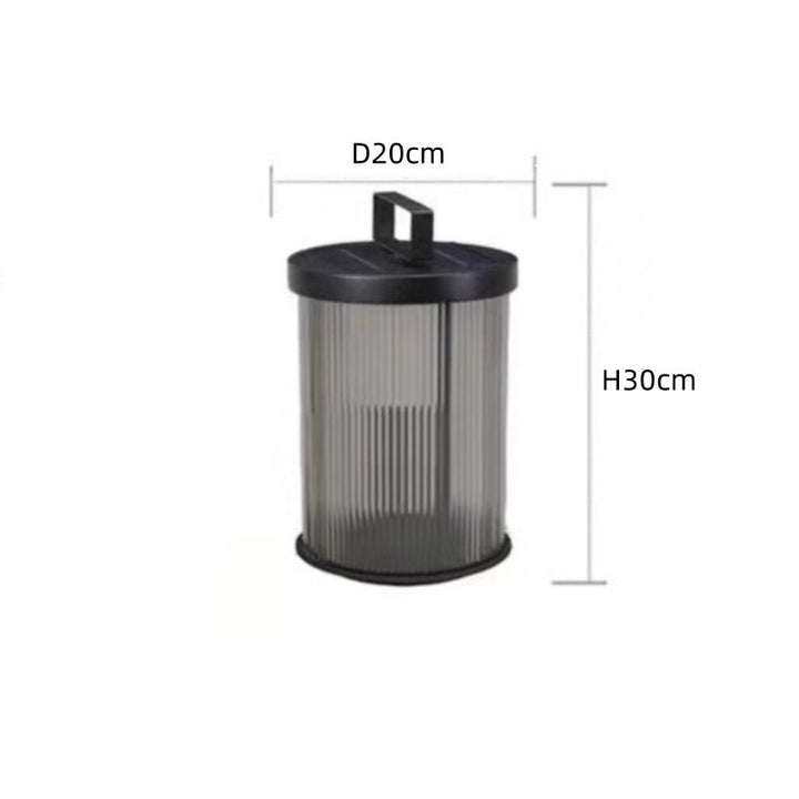 Lampka z kryształowego szkła na zewnątrz