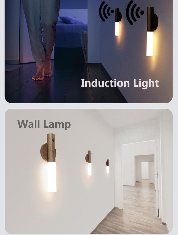MagnetTourch™ LED Lampa Nocna z Czujnikiem Ruchu Ładowalna