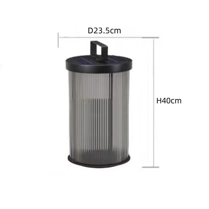 Lampka z kryształowego szkła na zewnątrz