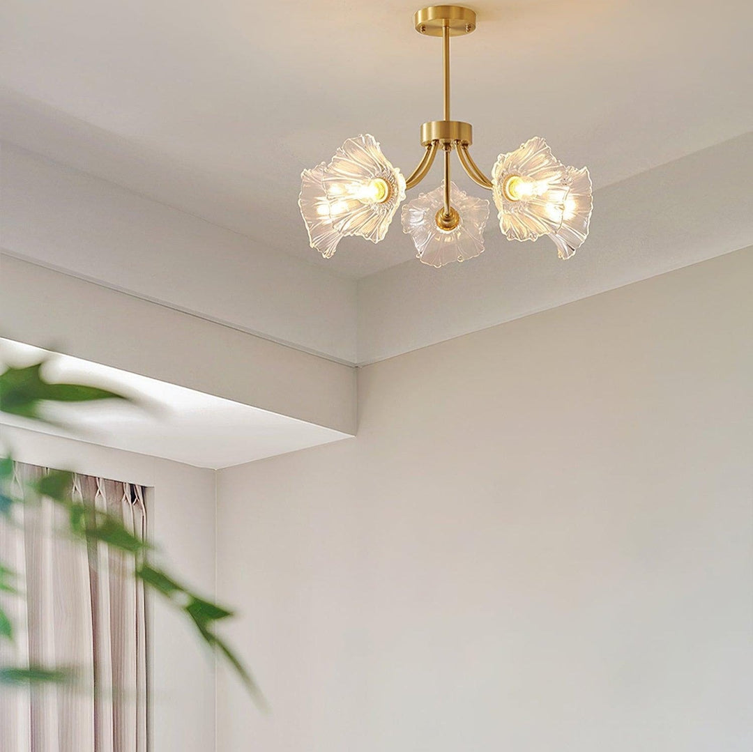 Szklany żyrandol Kalin Kwiat