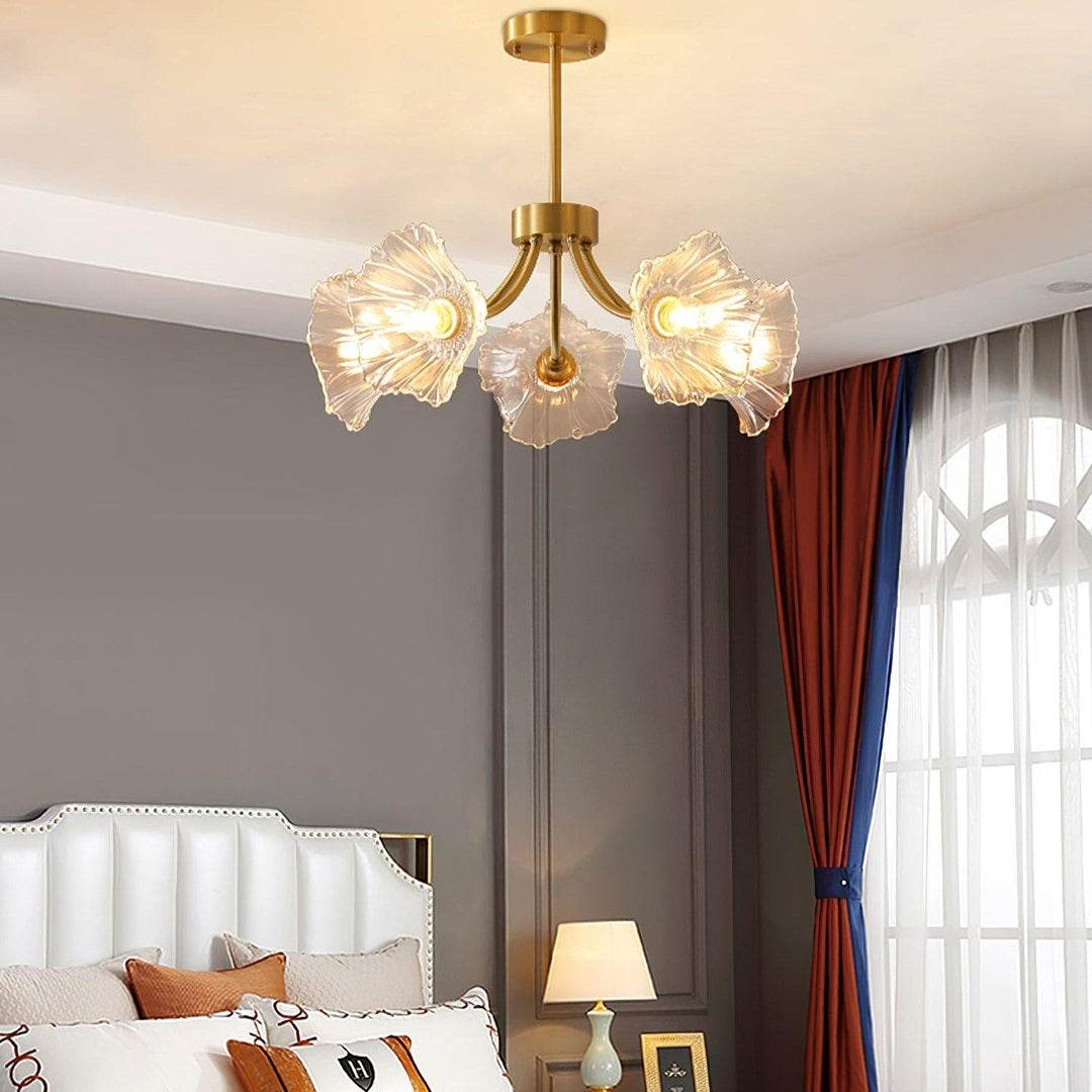 Szklany żyrandol Kalin Kwiat