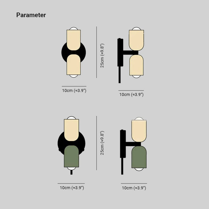Morandi | Duńska Lampa Ścienna