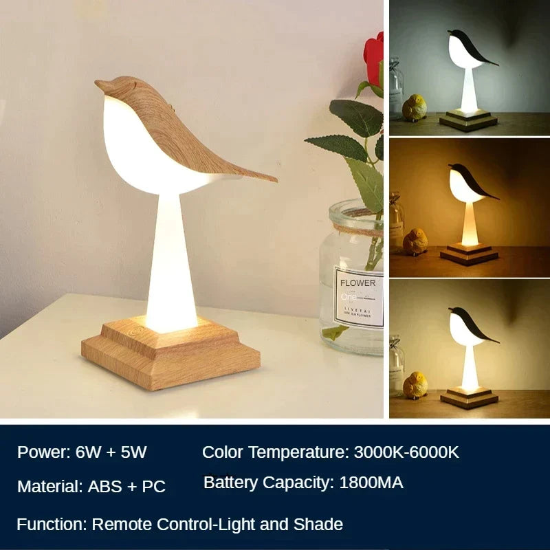 Lampa stołowa Missbird Vogel
