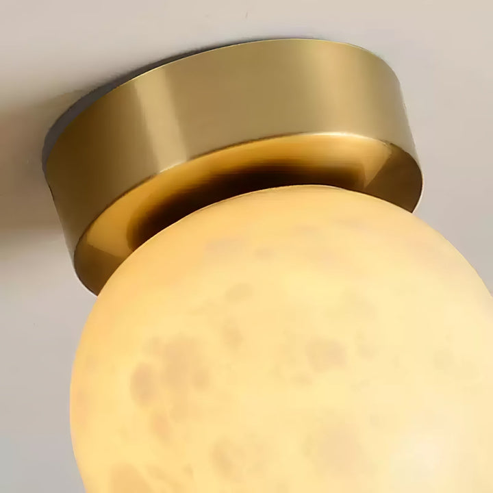 Lampa sufitowa Moon alabaster