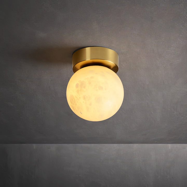 Lampa sufitowa Moon alabaster