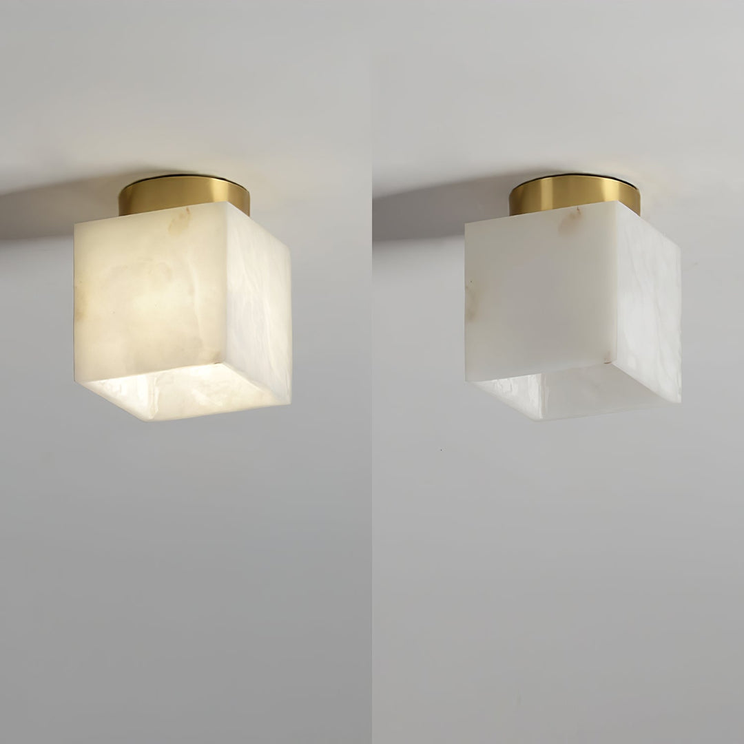 Lampa sufitowa Moon alabaster