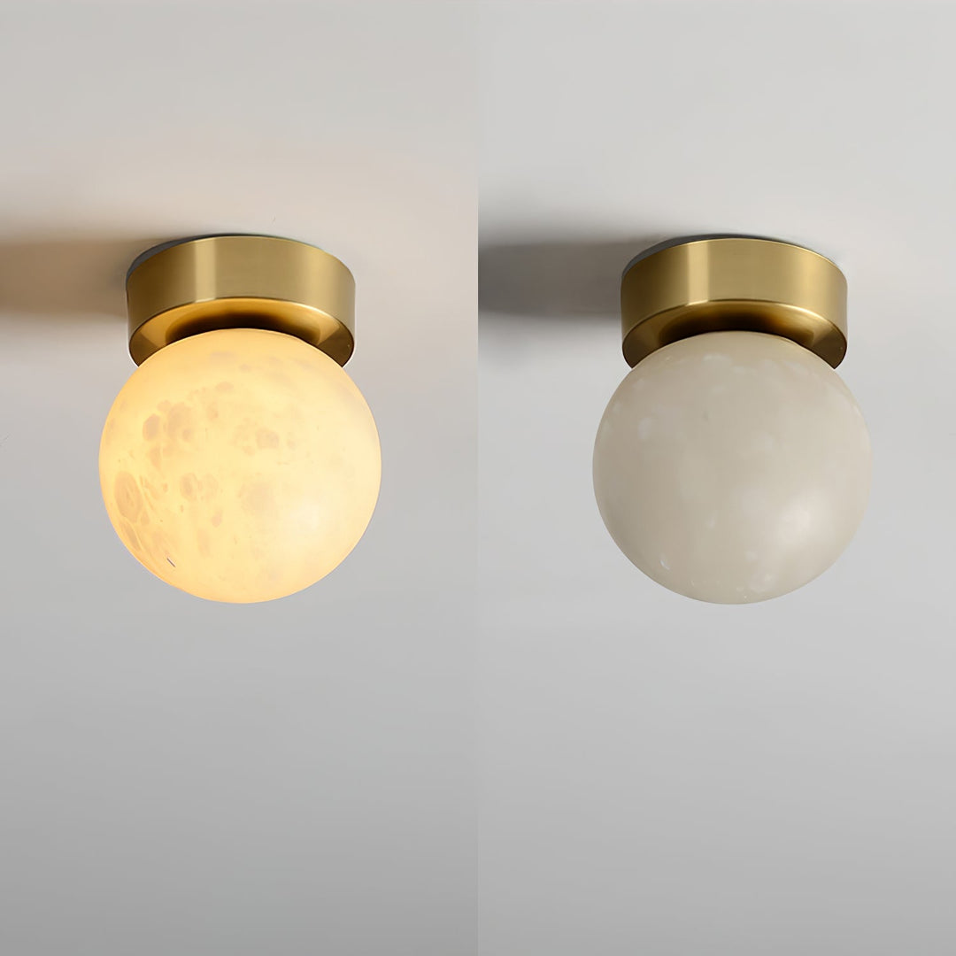 Lampa sufitowa Moon alabaster