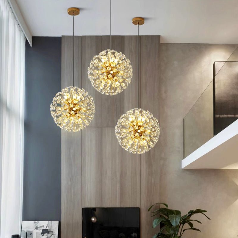 Kryształowy żyrandol