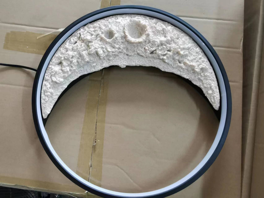 3d lampa ścienna księżycowa