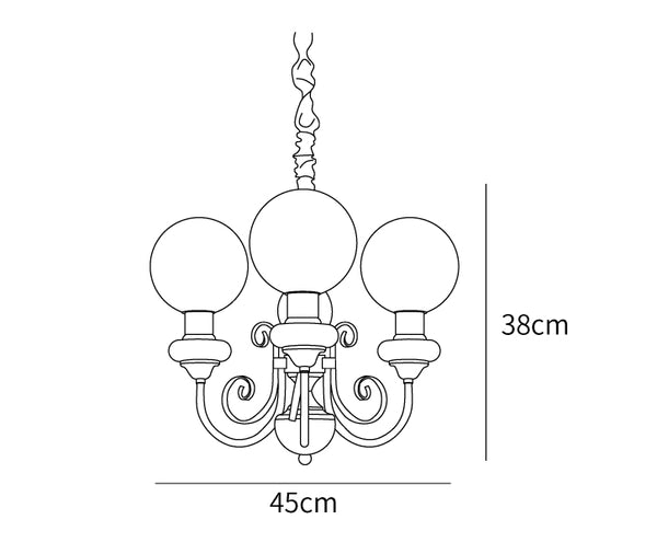 Nowoczesny kreatywny żyrandol onyxowy