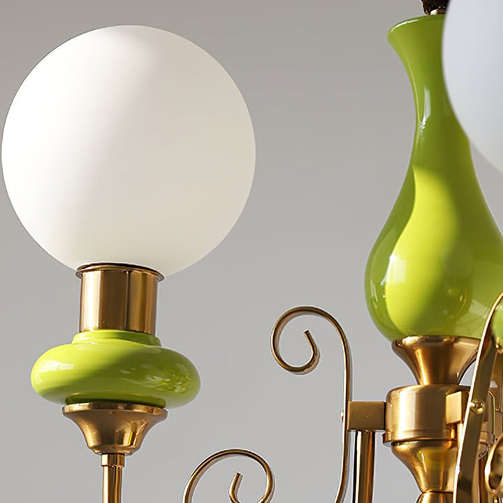 Nowoczesny kreatywny żyrandol onyxowy