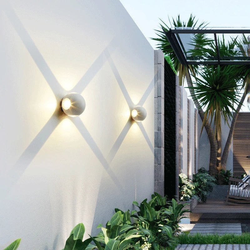 Lampa ścienna z aluminium Ballvorm