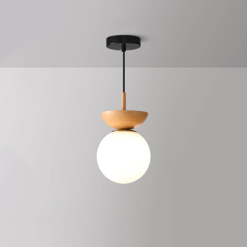 Lampa sufitowa w stylu japońskim