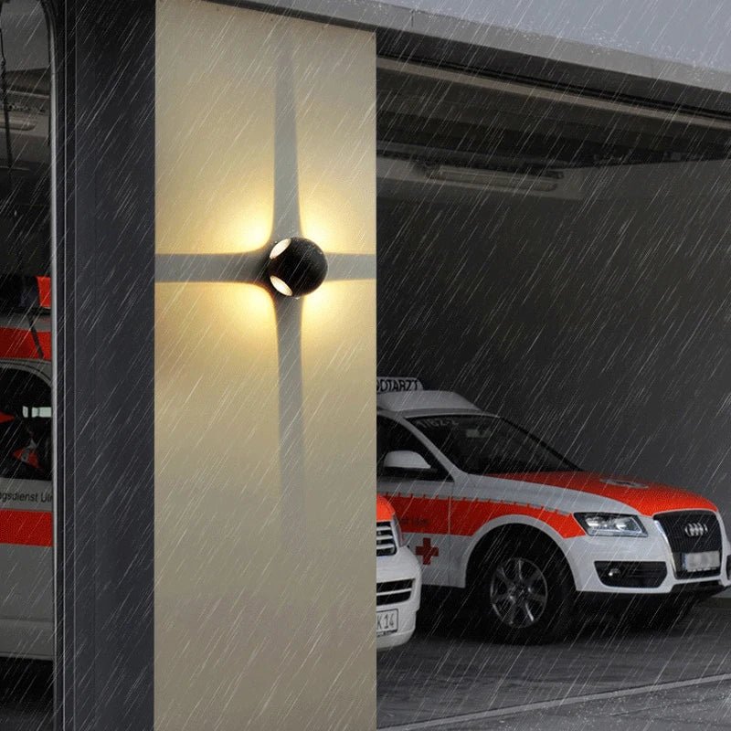 Lampa ścienna z aluminium Ballvorm