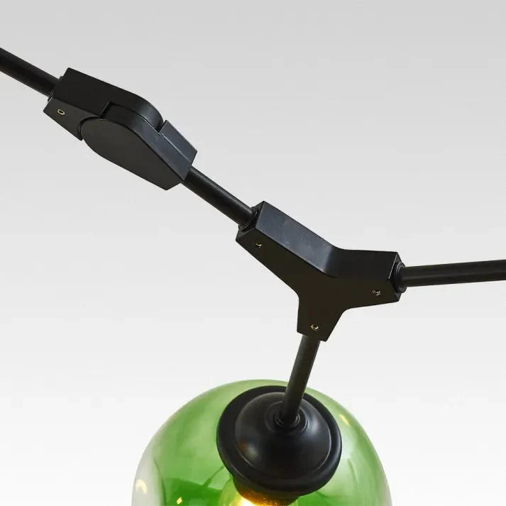 Kryształowa Lampa Bifurkacyjna Bubbelglas Sputnik