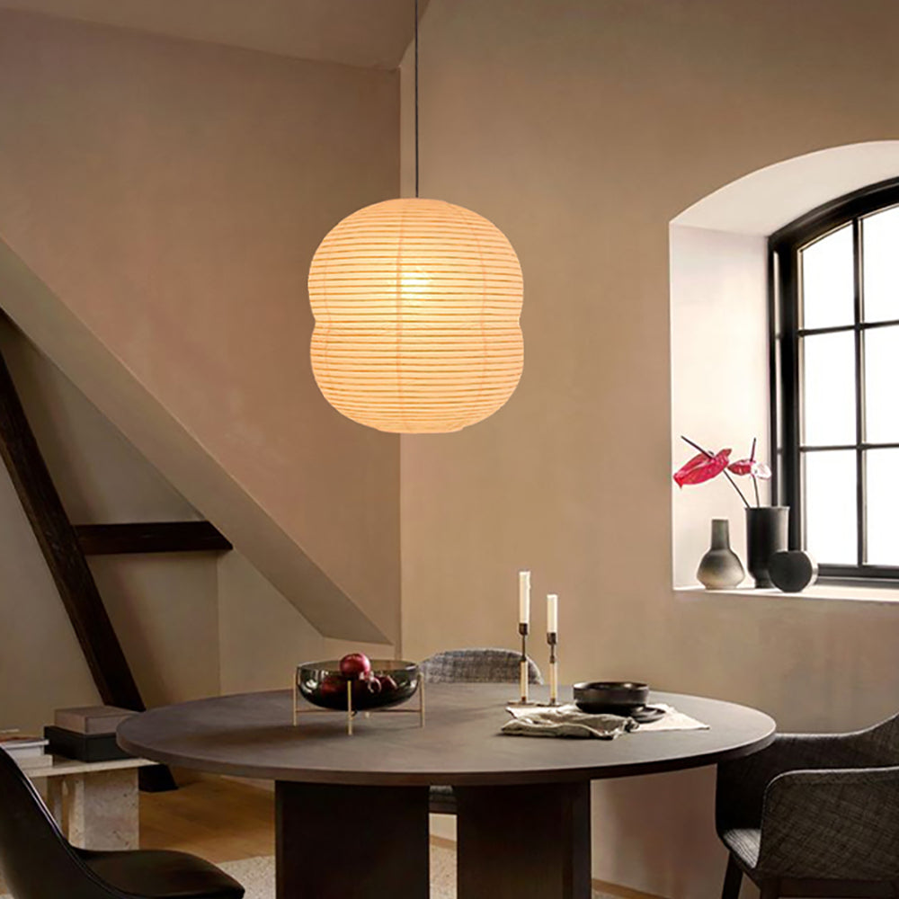 Mini Lampa Wisząca z Papieru Washi