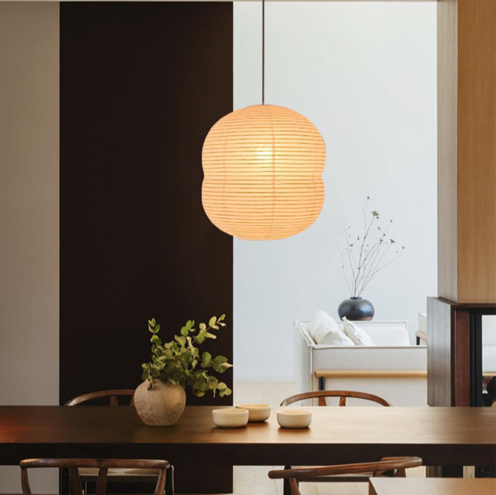 Mini Lampa Wisząca z Papieru Washi